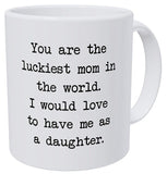 Mom Gifts From Daughter Coffe Mugs California Idaho The Love Between Mother And Daughter 11oz